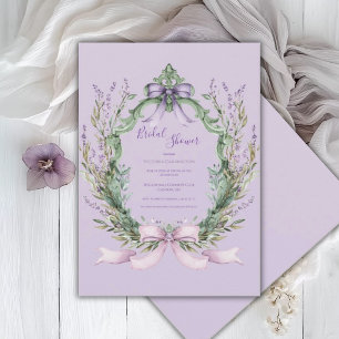 Convites Moldura Floral Roxa Elegante Arco de Casamento 