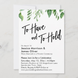 Convites Moleração de Aquarelas para Ter e para Manter Rece