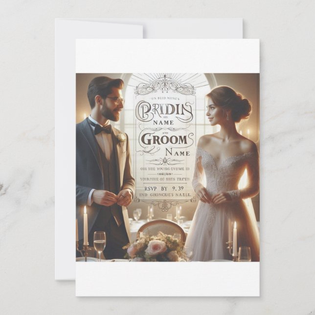 Convites Momentos Encantados: Uma Noite para Lembrar" (Frente)