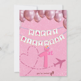 Convites Momentos Maravilhosos: Uma Bacia primeiro aniversa