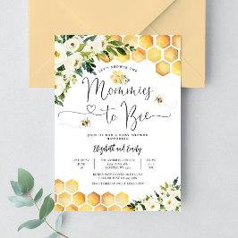 Convites Momentos para ser um Chá de fraldas neutro por gên