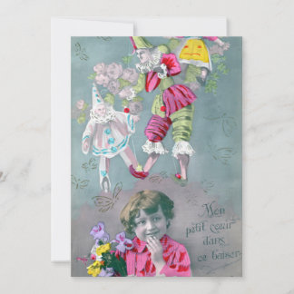 Convites Mon petite coeur dans ce baiser