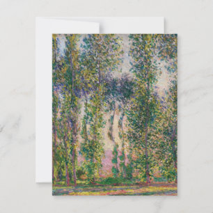 Convites Monet Poplars em Giverny Invitations.