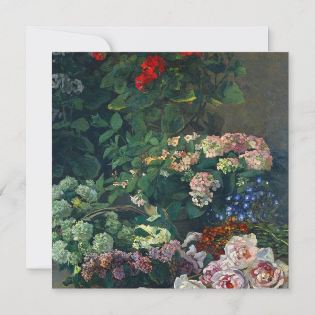Convites Monet Spring Flowers (Frente)