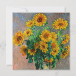 Convites Monet Sunflowers