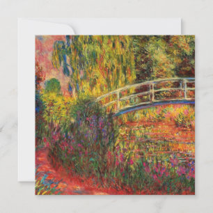 Convites Monet Water Lily Pond and Water Irises