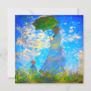 Convites Monet Woman com Parasol