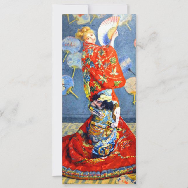 Convites Monet Woman em Figurino Japonês (Frente)