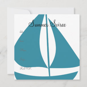Convites Monograma - Barco de Velas