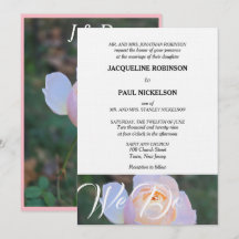 Monograma Casamento We Do Rosa Pastel 