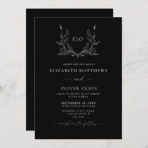 Monograma Crest | Casamento Moderno Minimalista