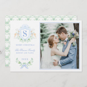 Convites Monograma da "Reindeer de Natal do Grande Milênio"