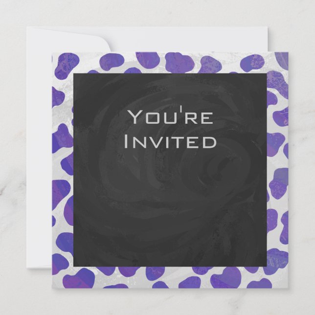 Convites Monograma, Dalmaciano, Impressão (Frente)