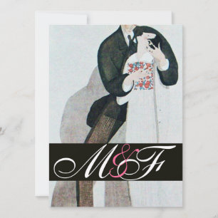 CONVITES MONOGRAMA DE FESTA DE CASAMENTO ROMÂNTICA E BRANCA