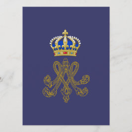 Convites Monograma de Marie Antoinette