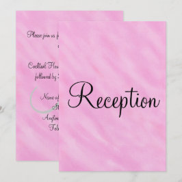 Convites Monograma de Recepção de Casamento com Aquarela Ro
