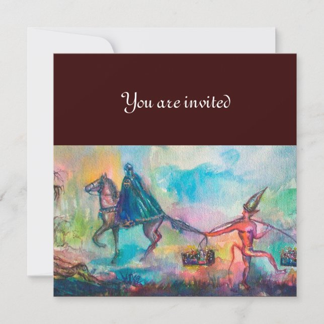 Convites Monograma de TEMPTAÇÃO amarelo (Frente)