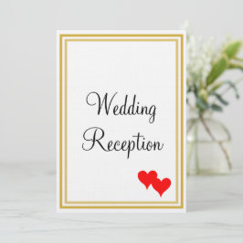 Convites Monograma Dourado Branco Recepção de Casamento Cor