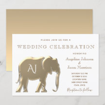 Monograma Dourado Casamento