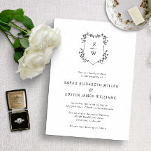Monograma Simples e Elegante de Casamento