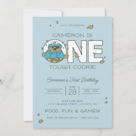 Convites Monstro de cookies | Um aniversário de cozinheiros