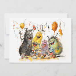Convites Monstro! Festa de Halloween