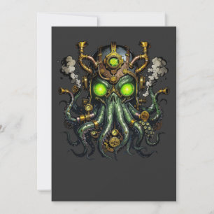 Convites monstro Steampunk Cthulhu