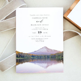 Convites MONT HOOD Watercolor Illustration Wedding