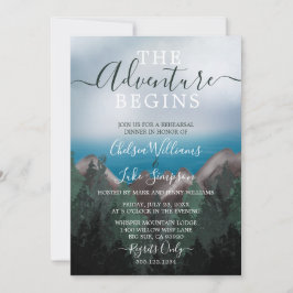 Convites Montanha Encontra Janto de Ensaio de Casamento Oce