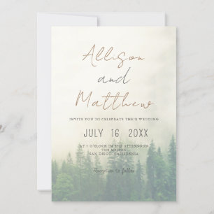 Convites Montanha Themed Wedding
