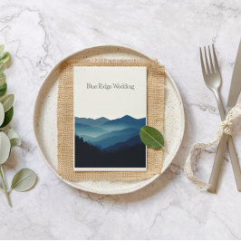 Convites Montanhas Blue Ridge, personalizáveis