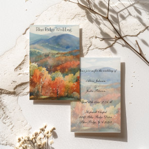 Convites Montanhas Blue Ridge, personalizável