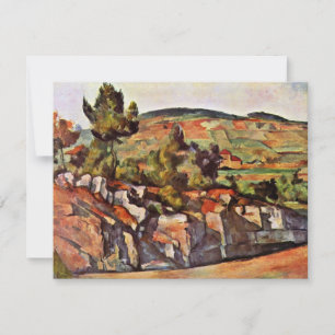 Convites Montanhas Em Provença Por Paul Cézanne