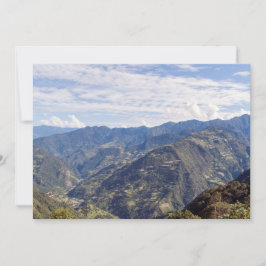 Convites Montanhas orientais pacíficas do Butão - Himalaya