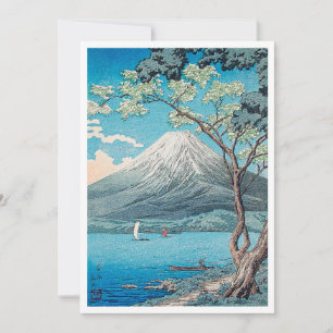 Convites Monte Fuji do Lago Yamanaka impresso por H.Takahas