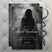 Moody Dark Ghost Bride no Luncheon Mist Bridal