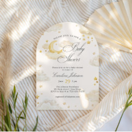 Convites Moon and Stars Dreamy Baby Shower Arch