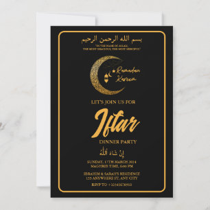 CONVITES MOON LANTERN RAMADAN KAREEM IFTAR JANTO PARTIDO IN
