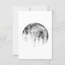 Convites Moon over the forest