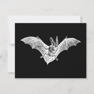 Convites Morcego Gótico Vampiro Vintage
