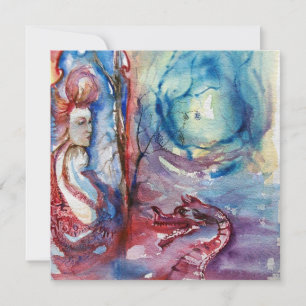 Convites MORGANA, azul-rosa