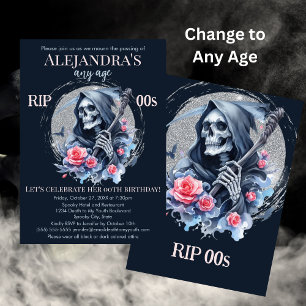 Convites Morte à Festa de aniversário Adulta do Meu Jovem C
