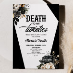 Convites Morte À Minha Festa Floral aniversário de 30 anos<br><div class="desc">Esta é uma morte para o meu Convite de festas Floral aniversário de 30 anos!</div>