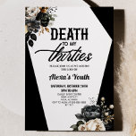 Convites Morte À Minha Festa Floral aniversário de 40 anos<br><div class="desc">Esta é uma morte ao meu Convite de festas Floral aniversário de 40 anos!</div>