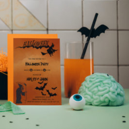 Convites Morte de Criança Assustadora no Dia das Bruxas