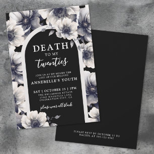 Convites Morte Floral aos Meus 30 Anos de Juventude