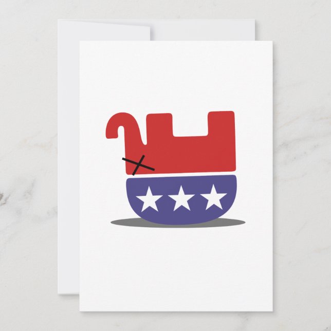 Convites Morto Elefante GOP (Frente)