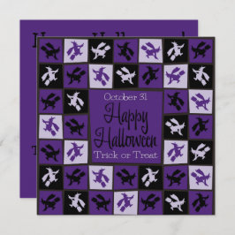 Convites Mosaico da bruxa das bruxas