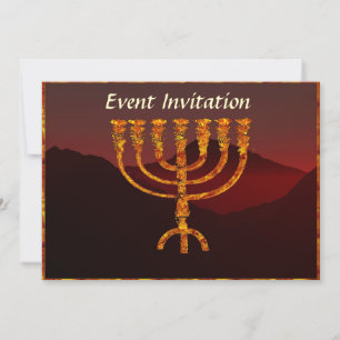 Convites Moshe's Menorah