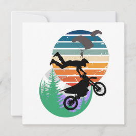 Convites Motocicleta, paraquedas e ao ar livre